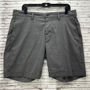 The North Face Rockaway Shorts  Mens 36 CE6K Flash Dry Gray Nylon Stretch 8"